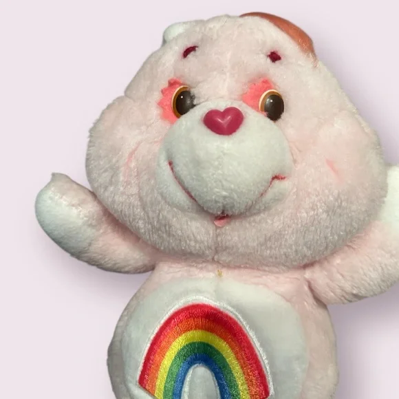 Vintage Cheer Care Bears Stuffed Animal Plush Toy 1980's - Picture 2 of 8